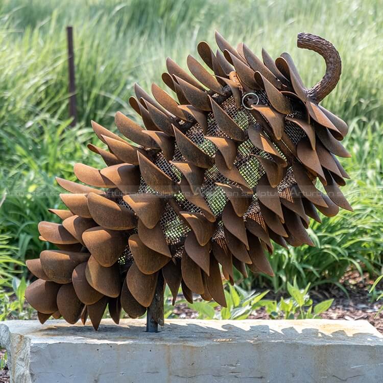 giant pine cone sculpture