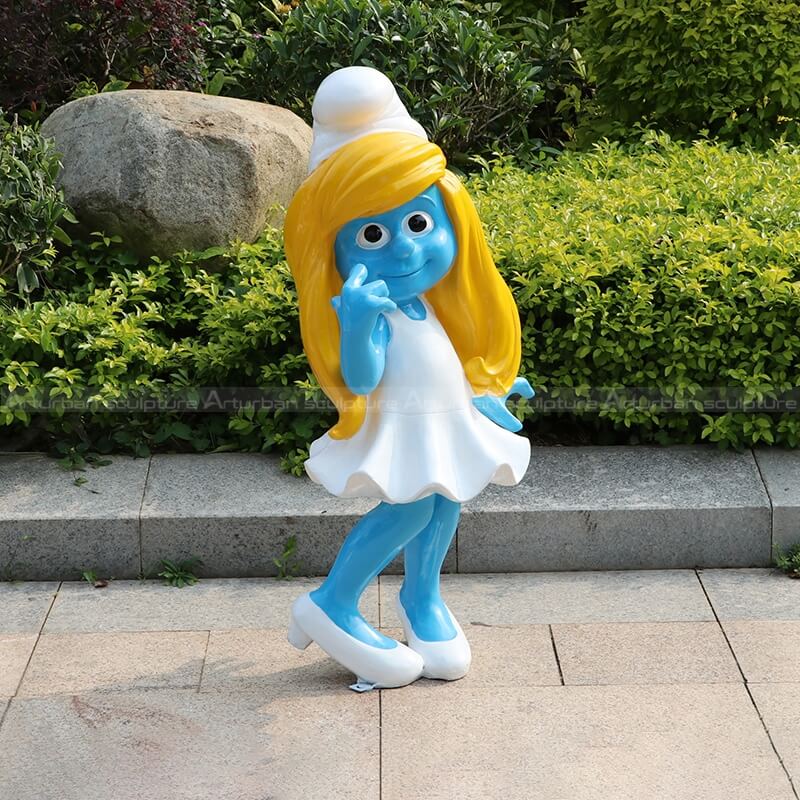 smurf garden statues