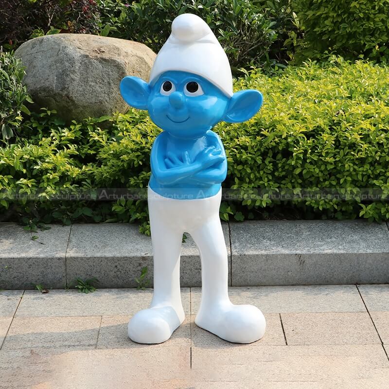 smurf garden statues