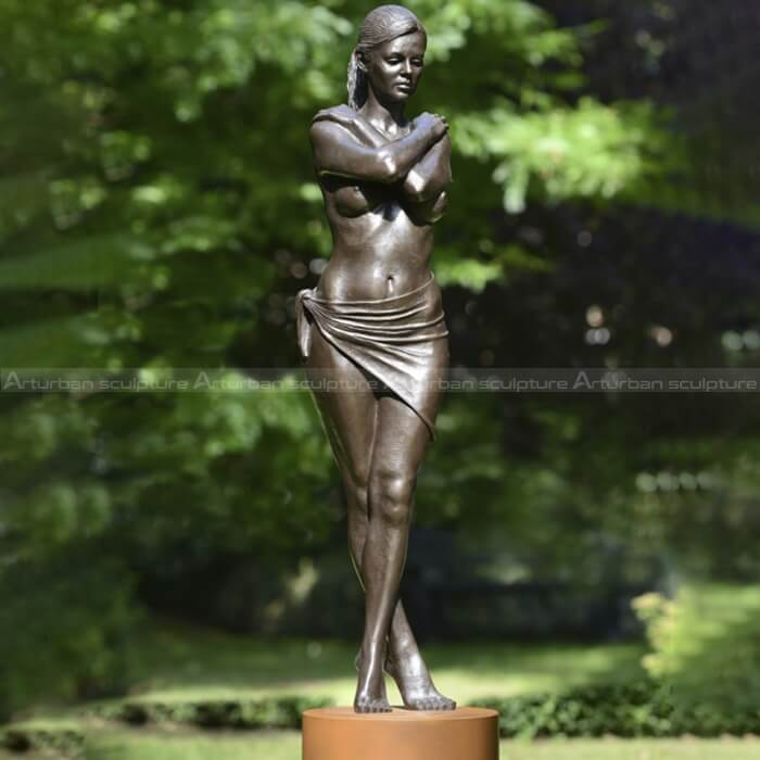 female bronze sculpture