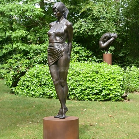 female bronze sculpture