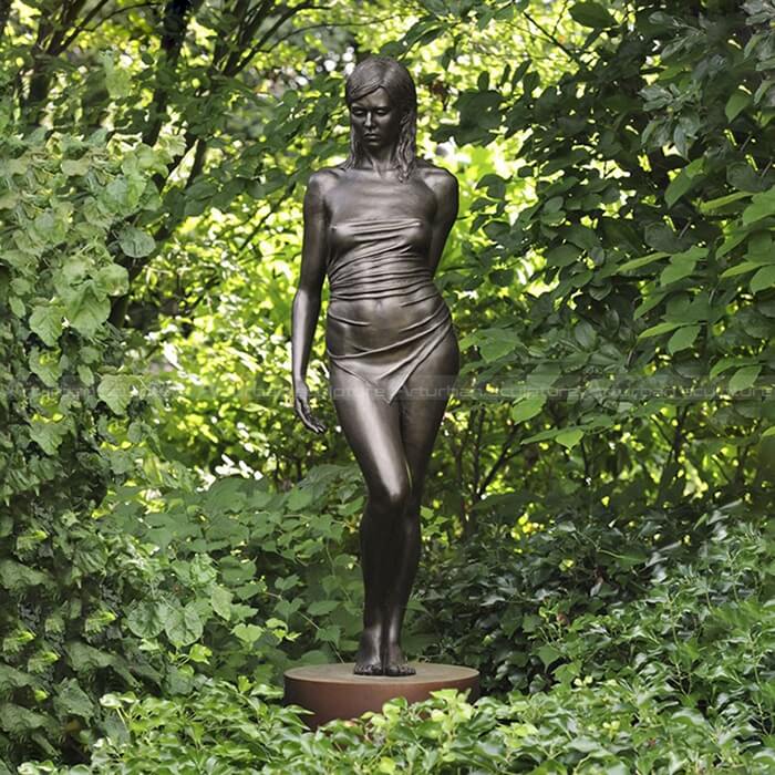 female bronze sculpture