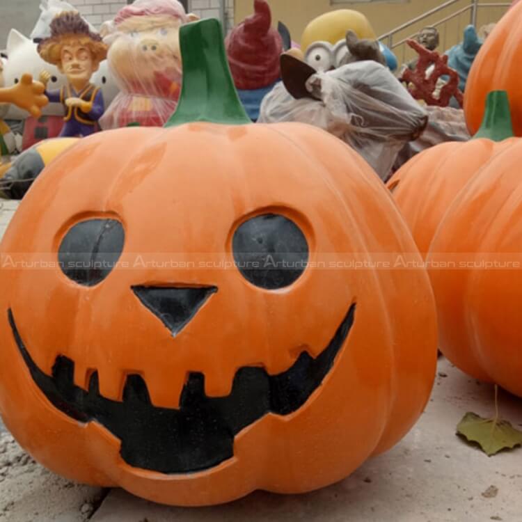 Halloween Pumpkin Sculpture