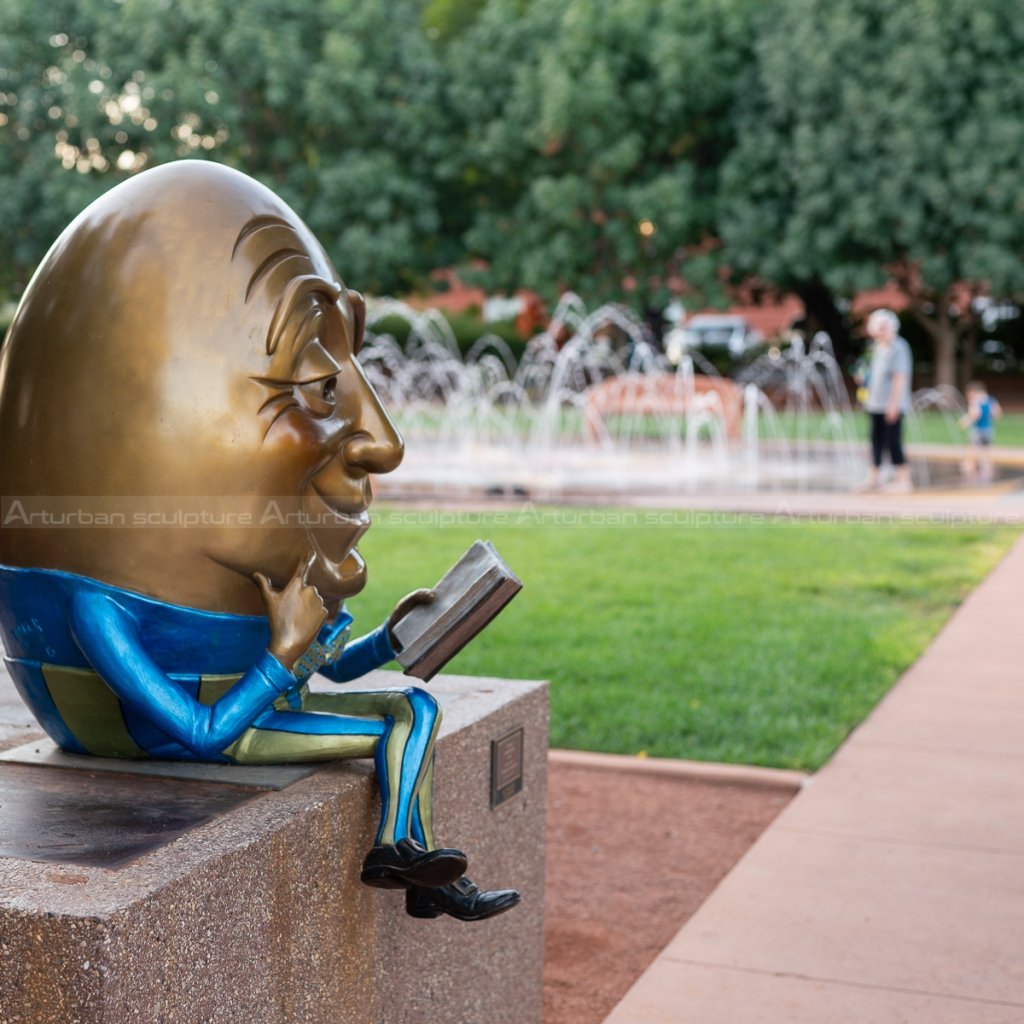 humpty dumpty garden statue