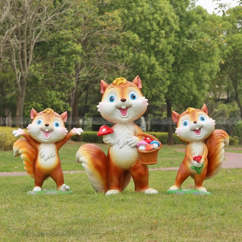 squirrel lawn ornaments