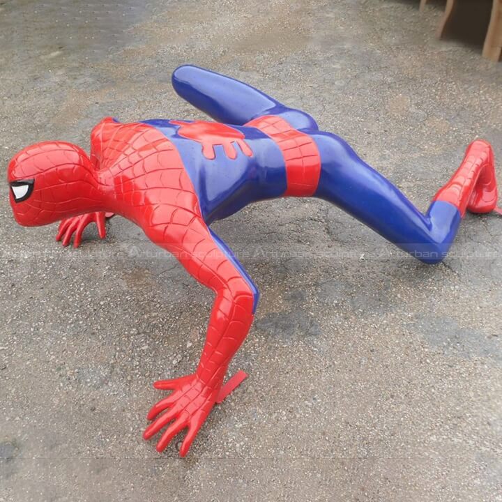 spiderman figure statue