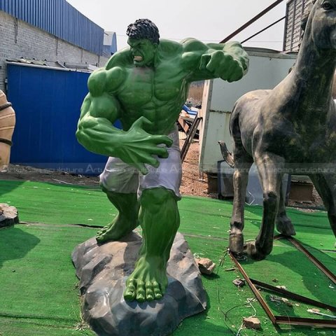 hulk garden statue