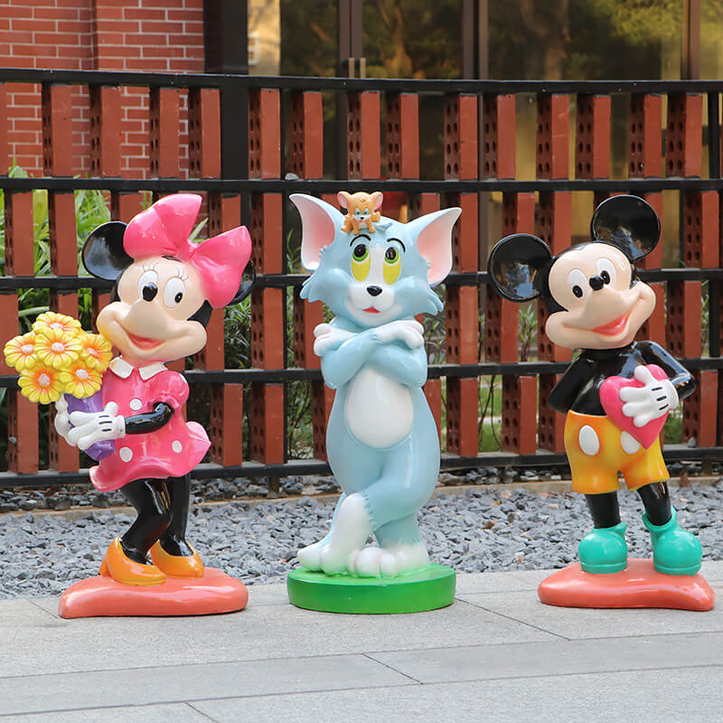 large disney garden statues