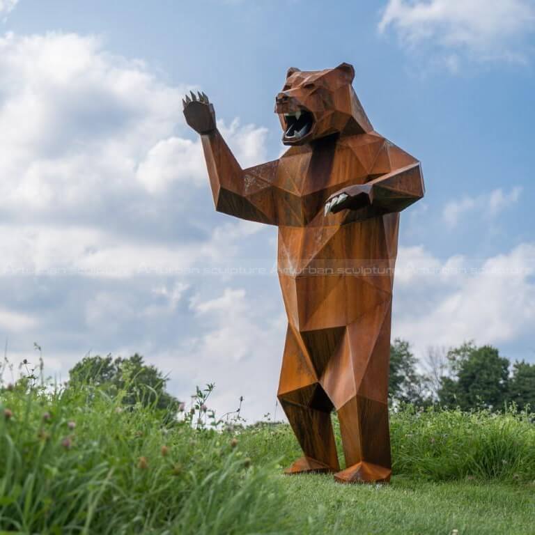 bear art statue