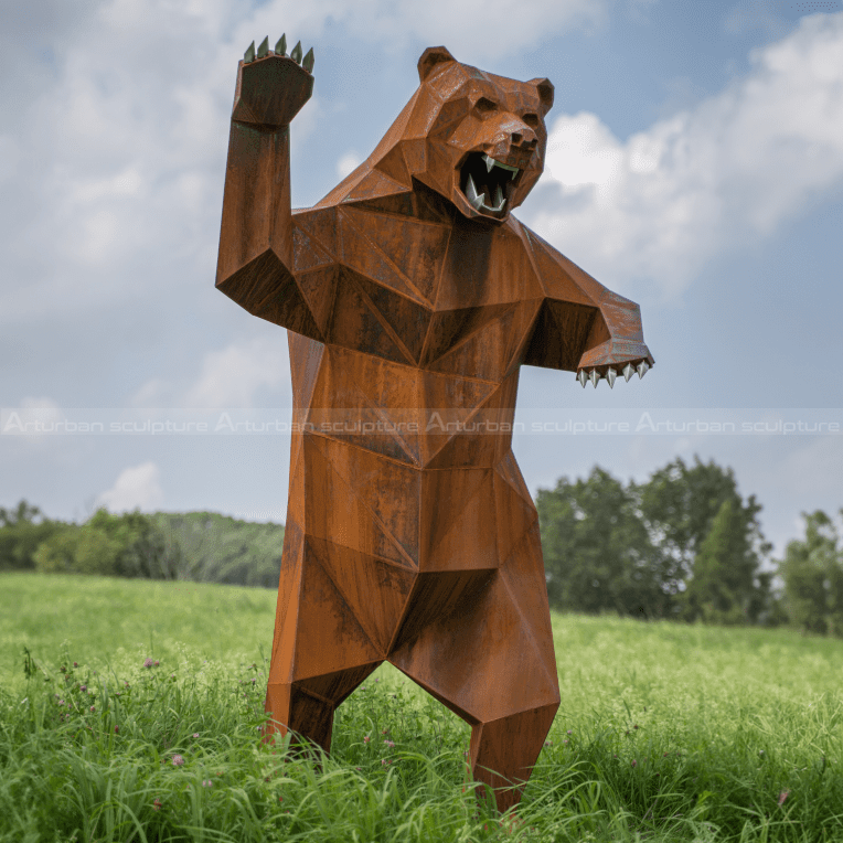 bear art statue