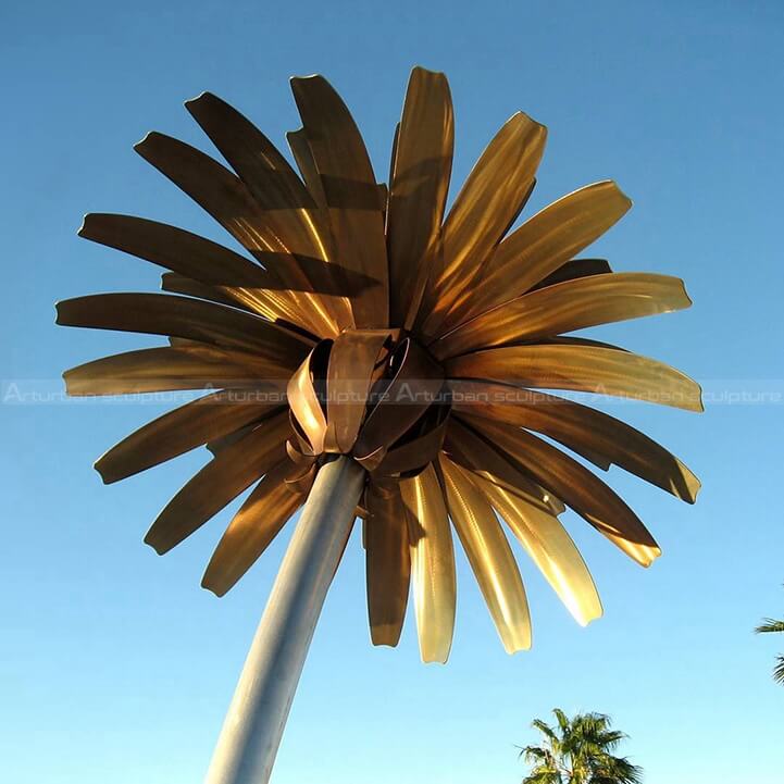 stainless steel garden sculptures