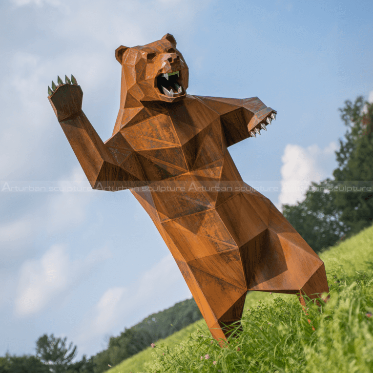 bear art statue