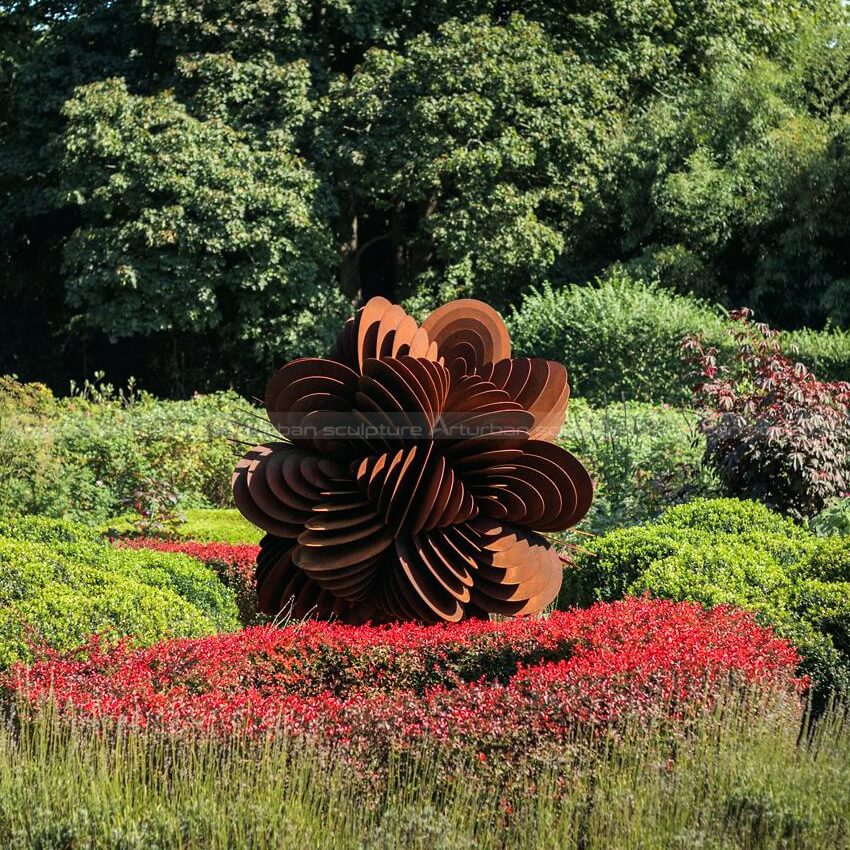 corten steel sculpture