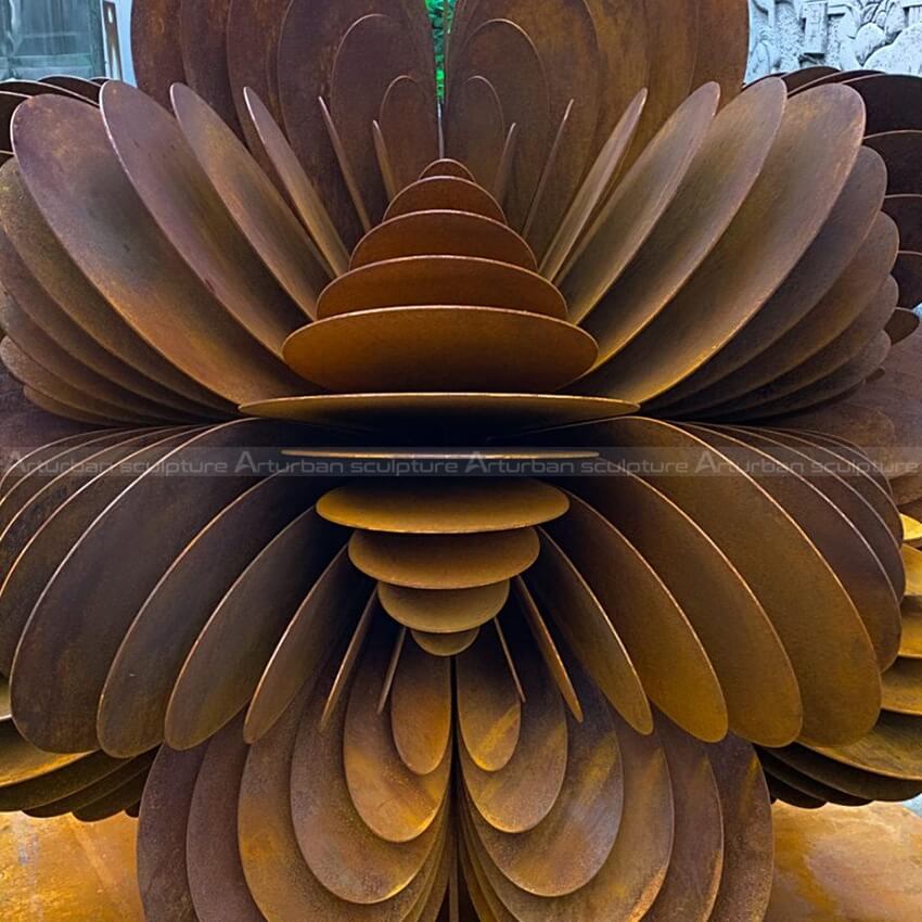 corten steel sculpture