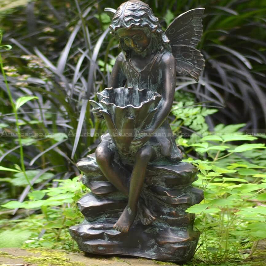 bronze fairy garden ornaments