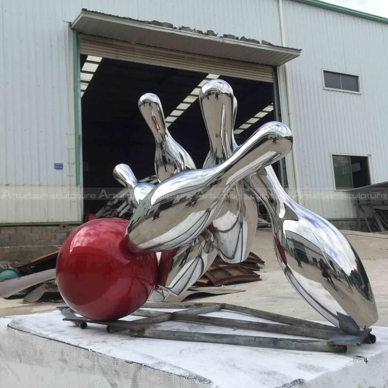 bowling ball sculpture