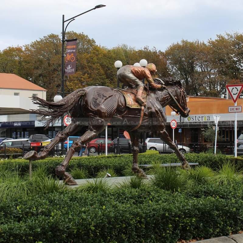 horse racing statues for sale