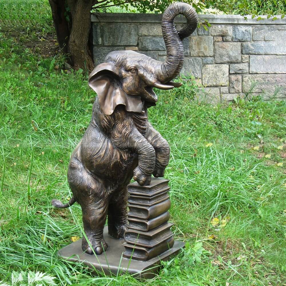 elephant yard statue