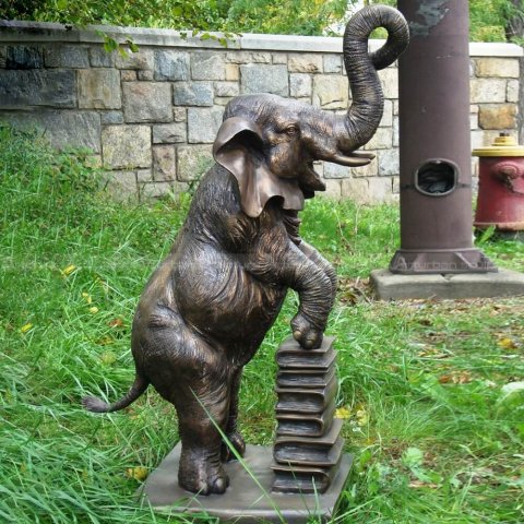 elephant yard statue