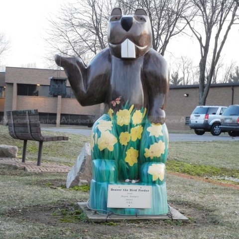 beaver statue