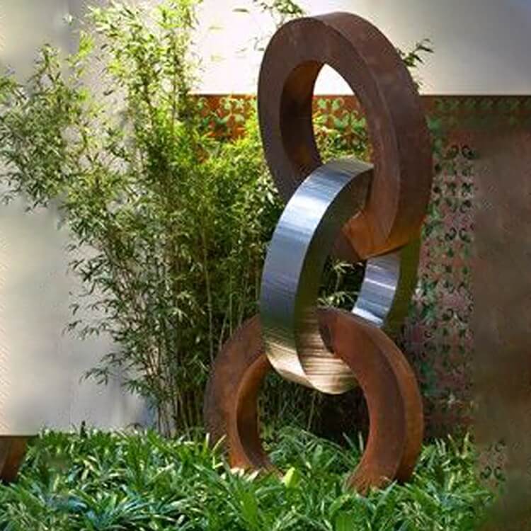 large circle sculpture