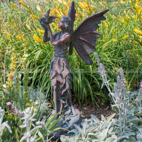 metal fairy garden art