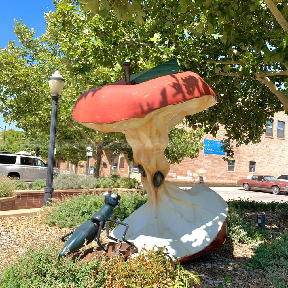 apple art sculpture