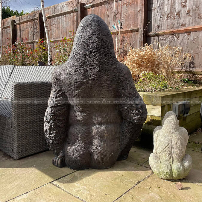 large gorilla statue for garden