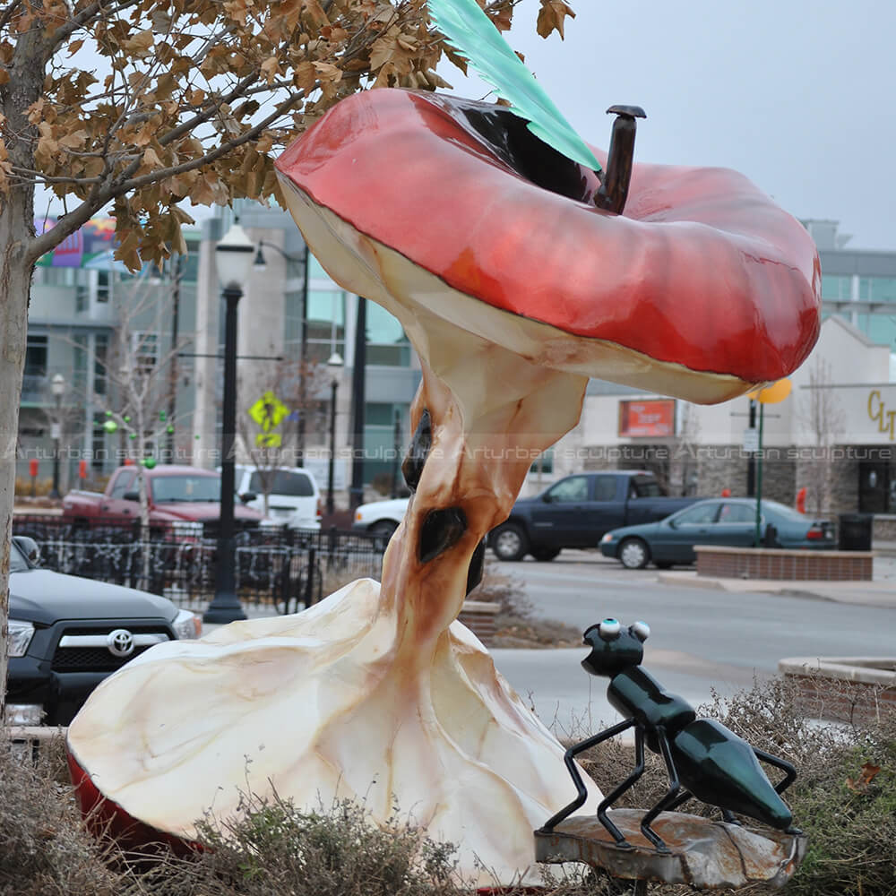 apple art sculpture