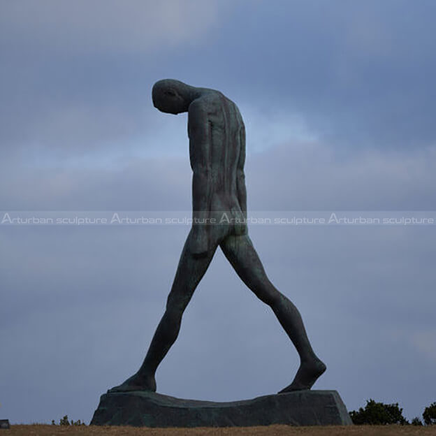 sad man sculpture