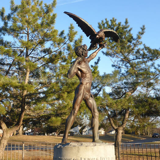 the falconer statue