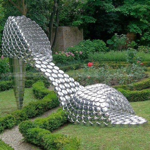 high heel statue