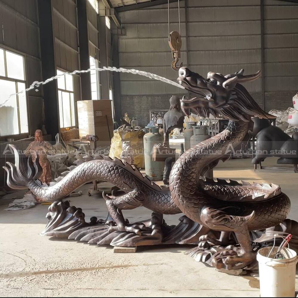 chinese dragon statue feng shui