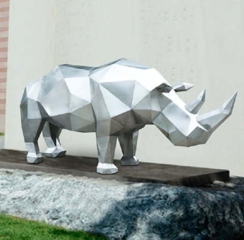 rhino garden ornament