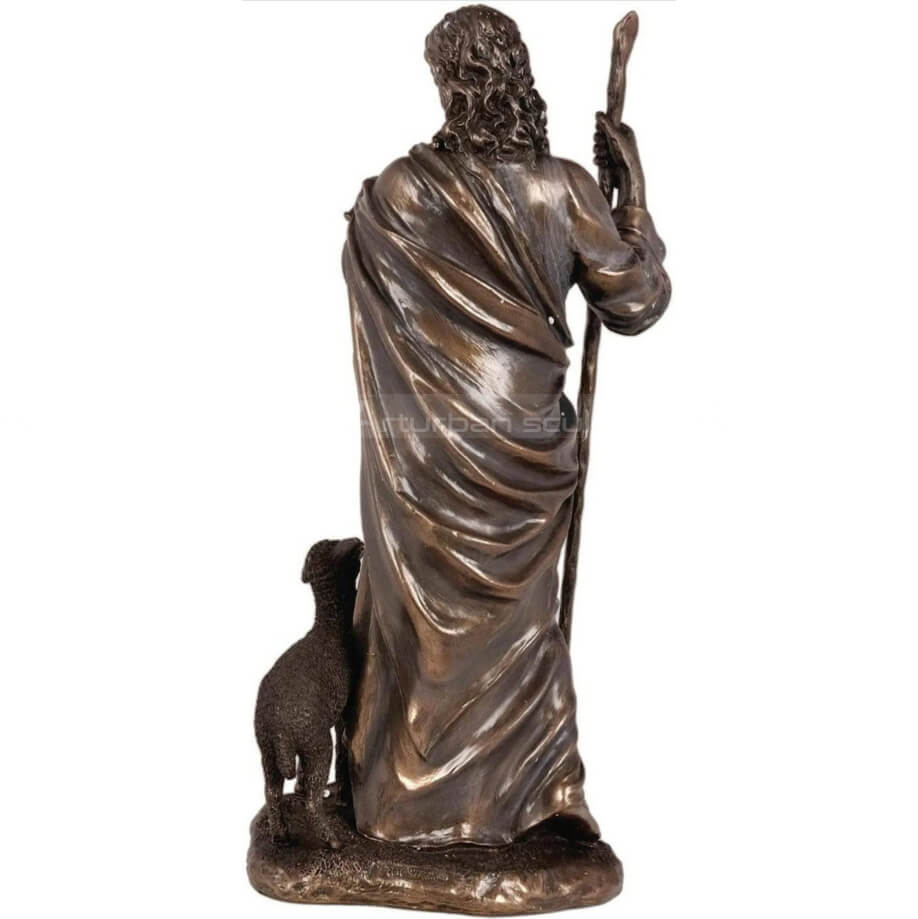 jesus shepherd statue