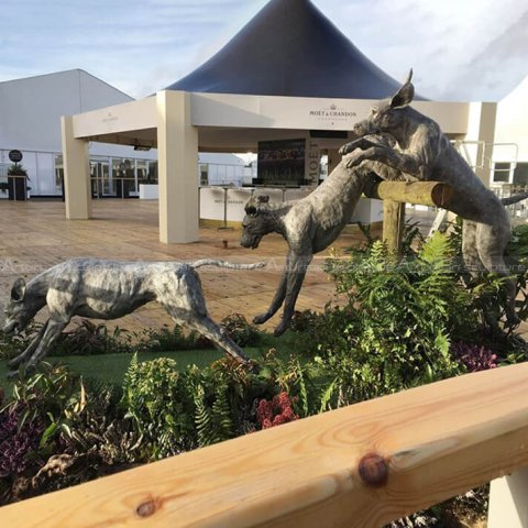 dog garden sculptures for sale