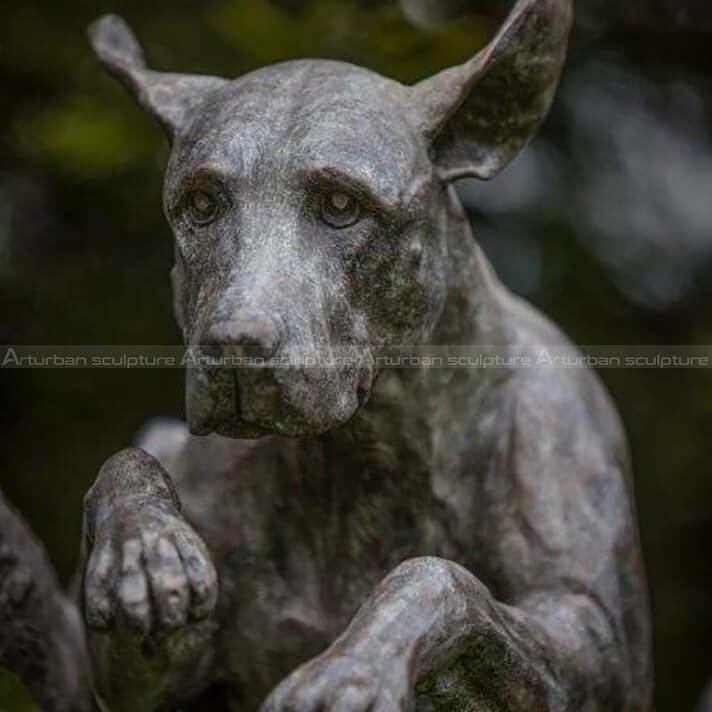 dog garden sculptures for sale