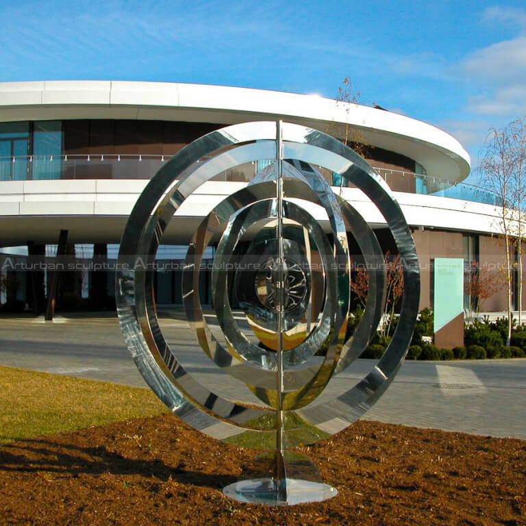 circle garden sculpture