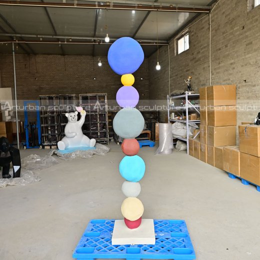 Annie Morris Stack sculpture