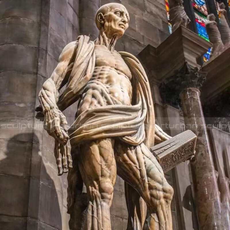 saint bartholomew flayed statue