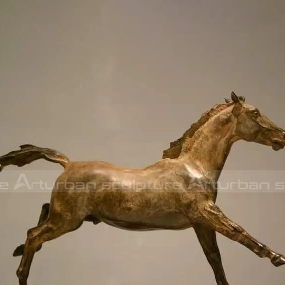 vintage bronze horse statue