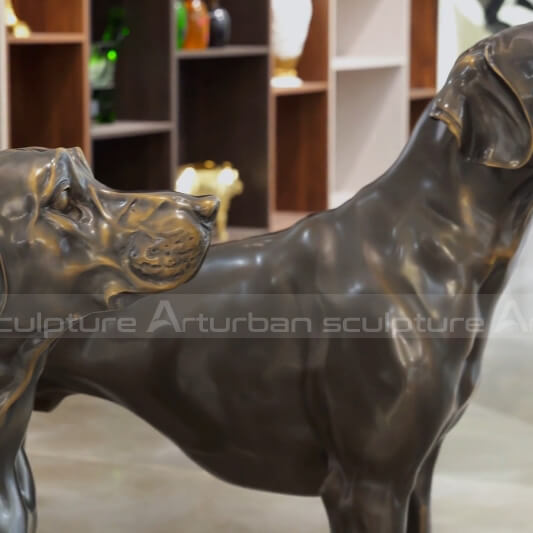 Great Dane Bronze Sculpture