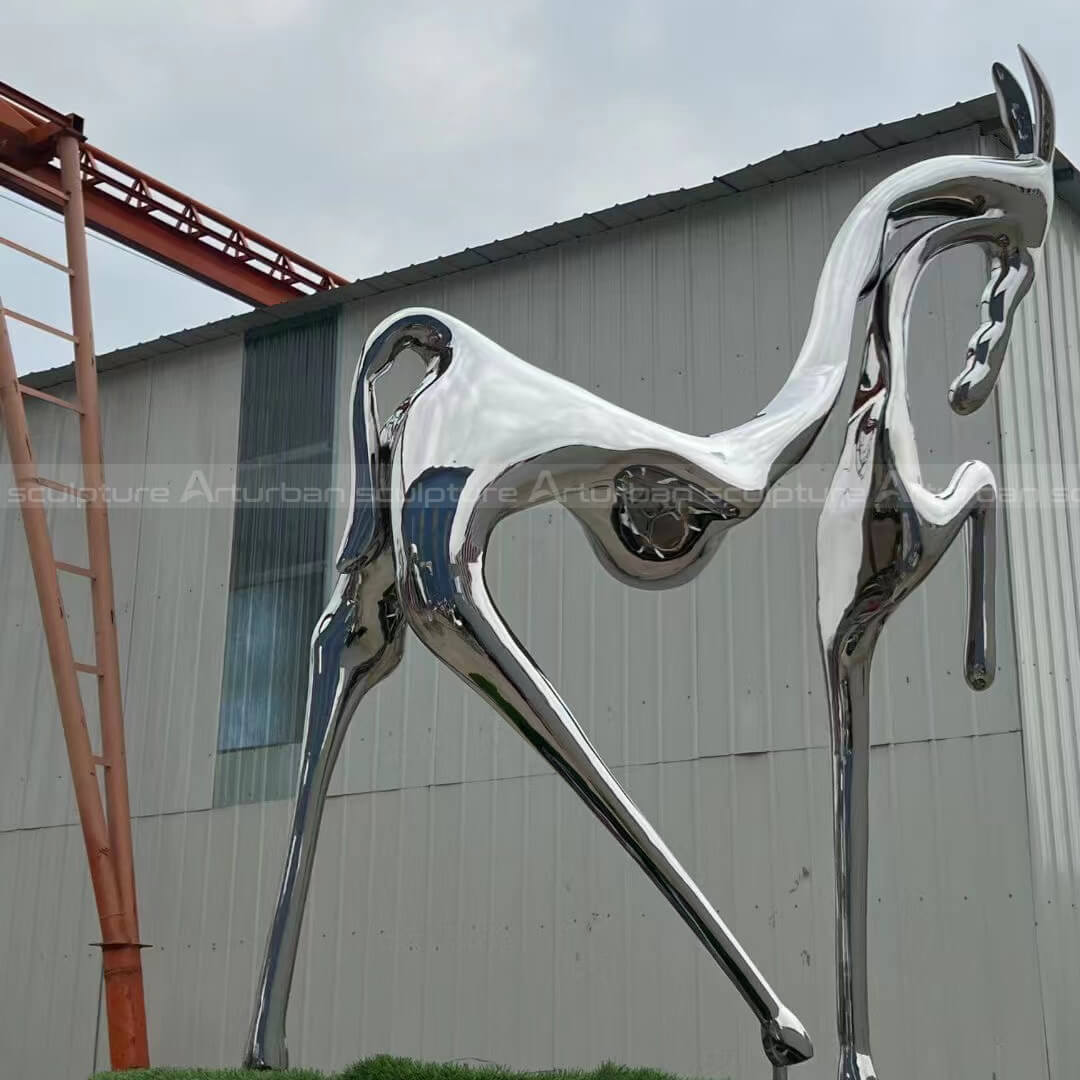 abstract horse statue