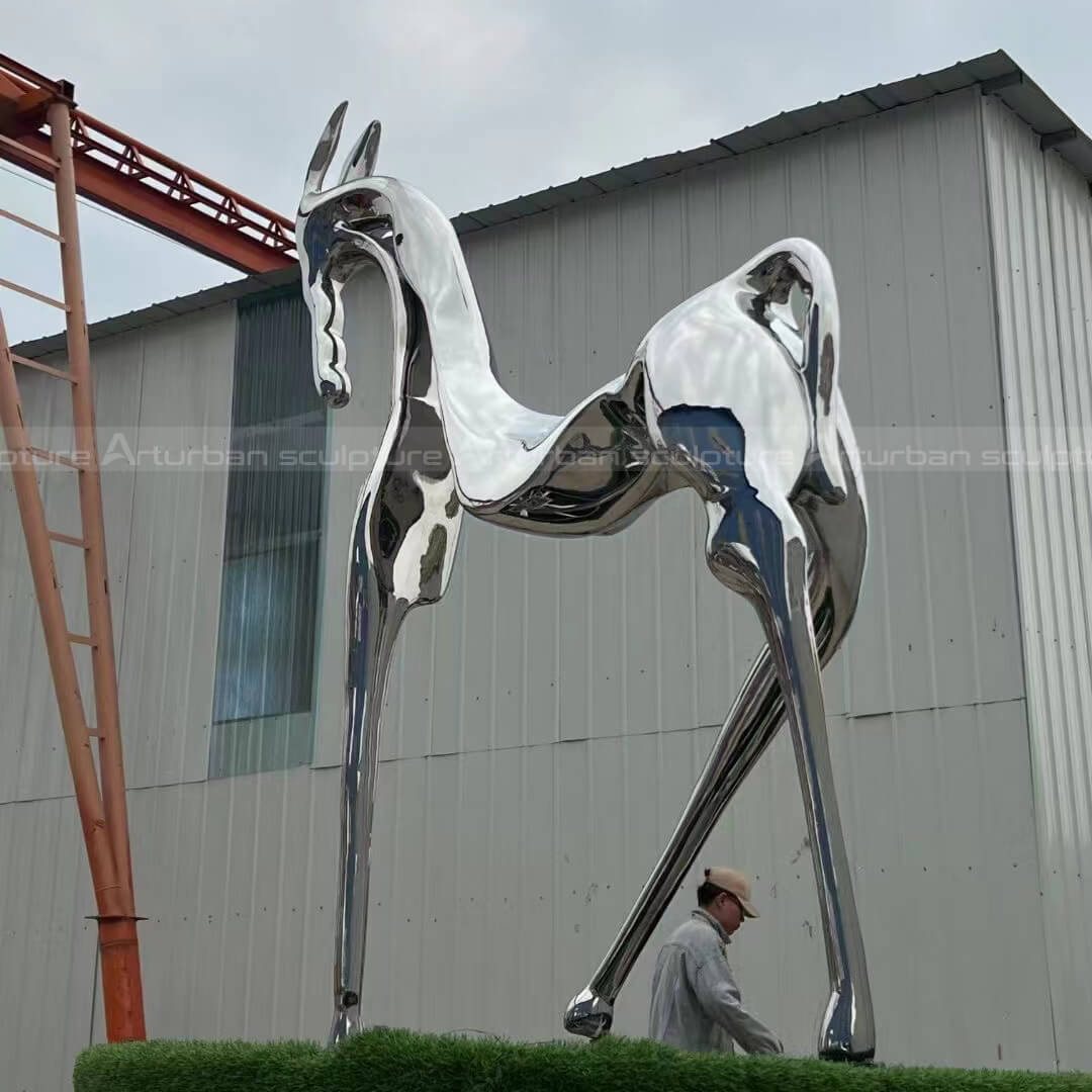 abstract horse statue