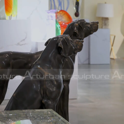 Great Dane Bronze Sculpture