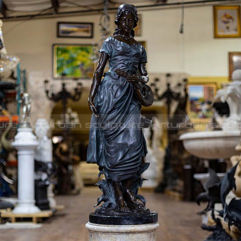 lady garden statue