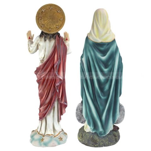 jesus and mary statue