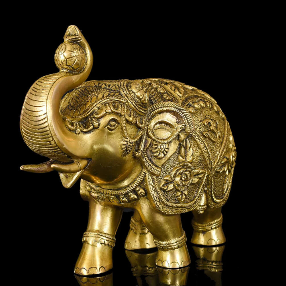 brass elpehant statue