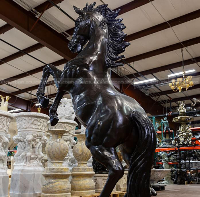 bronze western horse sculptures