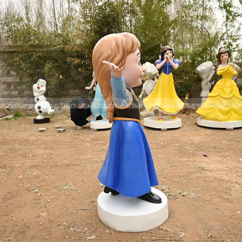 frozen anna statue